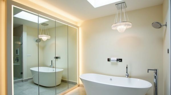 Eficiencia y estilo: apliques espejo para baño modernos